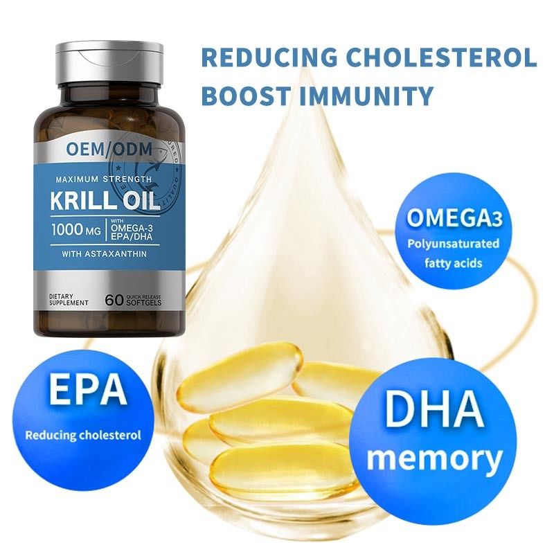 콜레스테롤을 줄이기 위한 OEM 할랄 생선 기름 오메가 3 소프트겔스 Epa Dha 보조제