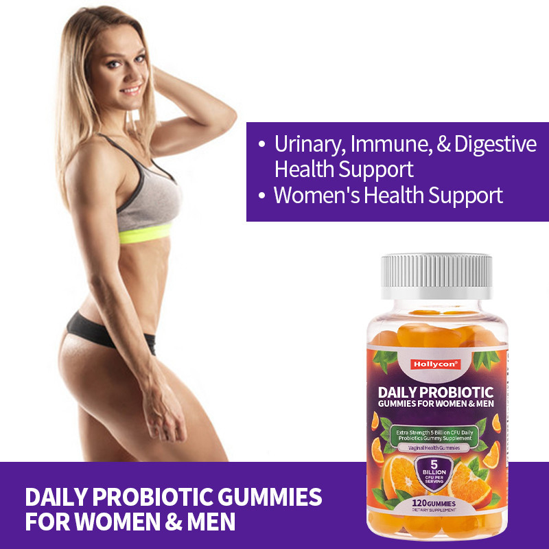 OEM 매일 프로바이오틱스 Gummies For Women & Men Extra Strength 5 Billion CFU 매일 프로바이오틱스 Gummy 보충제
