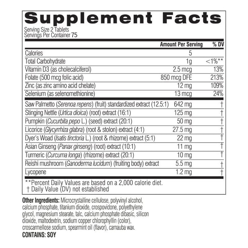 OEM 남성용 Saw Palmetto 알약 전립선 보충제 전립선 건강 및 남성 생식 건강 알약