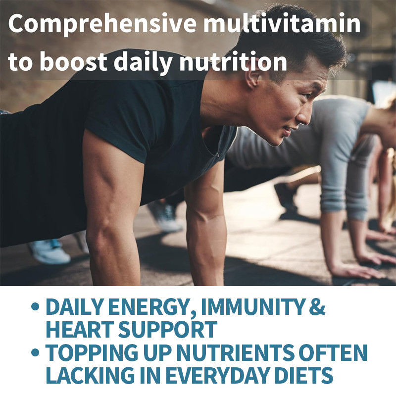 맞춤형 고급 남성 멀티 비타민 메틸 B 비타민 MTHFR 보충 매일 채식 비타민 및 미네랄 태블릿