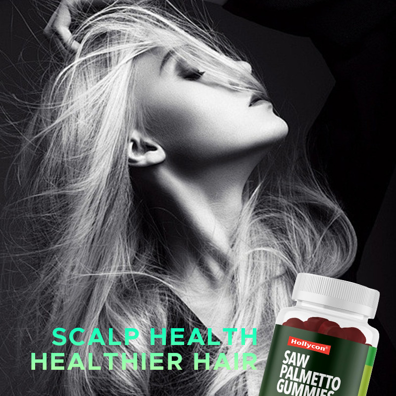 머리의 건강을 위한 Saw Palmetto Gummies 75mg Saw Palmetto Extract Hair Support