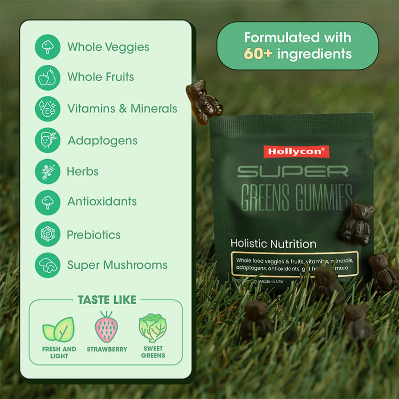 녹차 찌꺼기 멀티 비타민 보충제 스피룰리나 분말 장 건강을 개선 면역을 지원