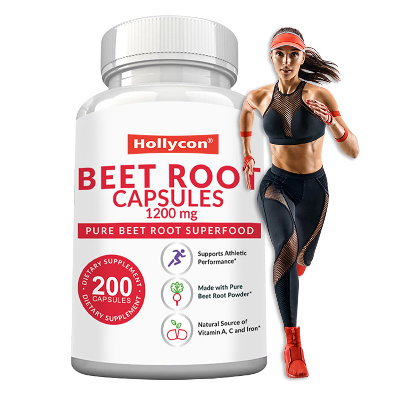 OEM 피압을 지원하는 비트 뿌리 캡슐 1200mg 비트 뿌리 분말 캡슐