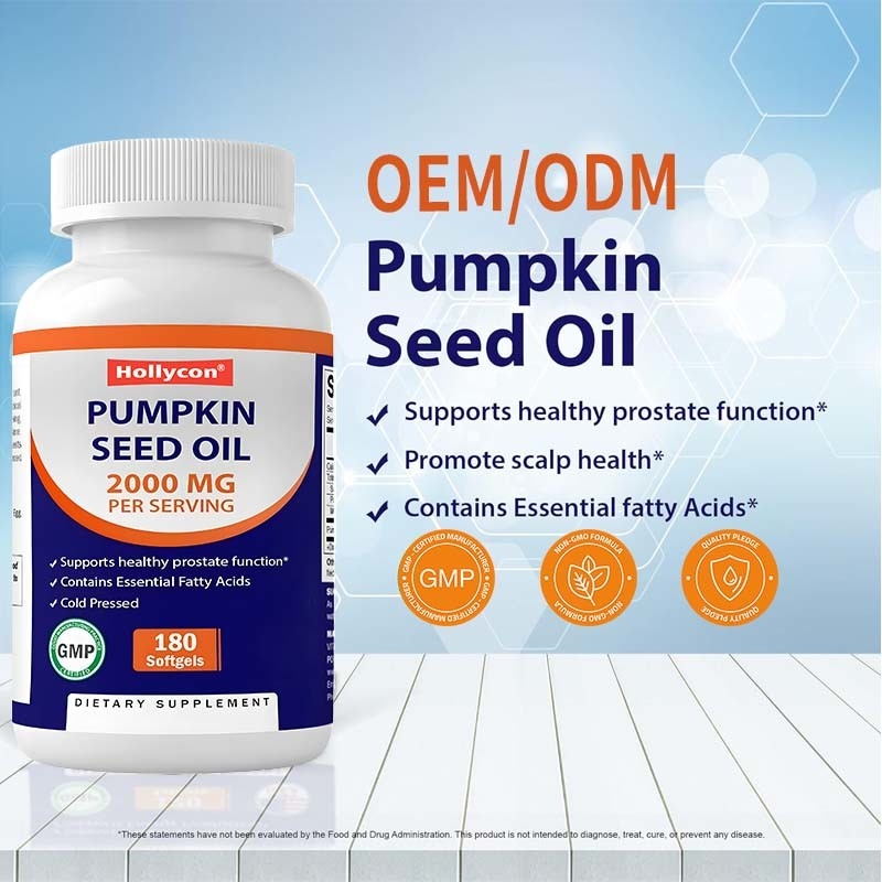 OEM 거시 씨앗 기름 두피 건강을 증진하기 위한 소프트 젤 2000mg 거시 씨앗 기름