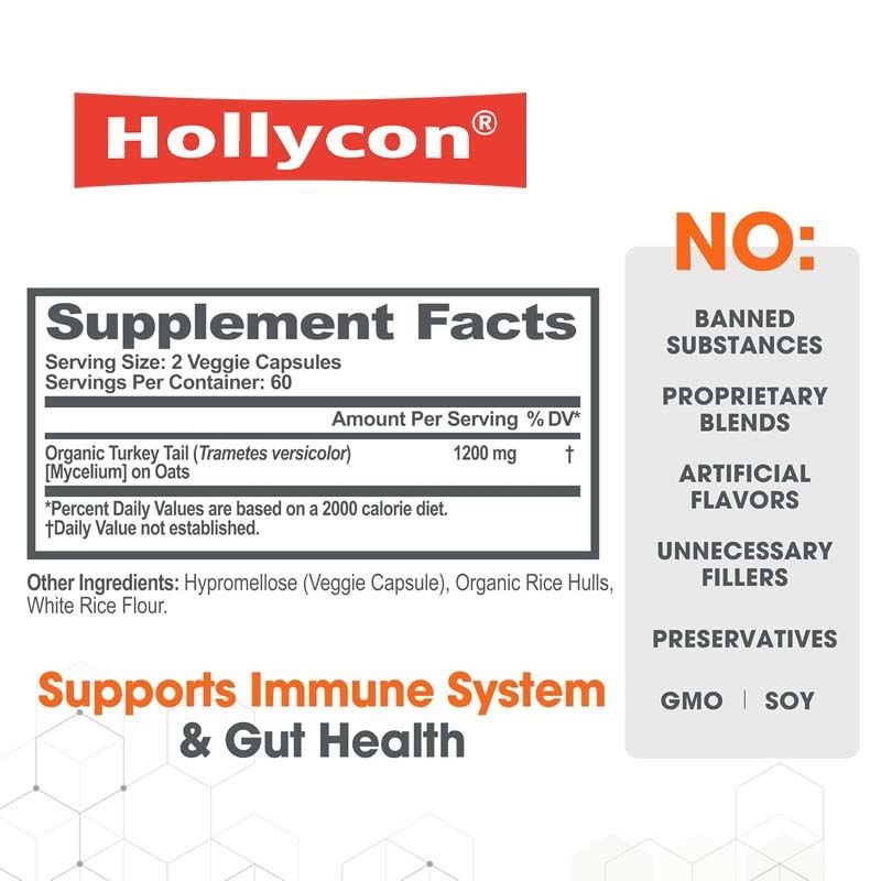 OEM 전반적인 건강 증진 지원 신체의 자연 방어 메커니즘 산화 문제와 싸우는 터키 꼬리 캡슐