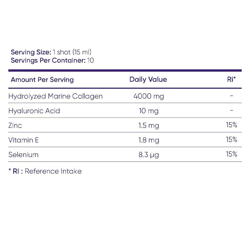 여성을위한 순수 콜라겐+ 액체 콜라겐 - 빛나는 피부, 모발 및 손톱 건강을위한 4000mg 해양 펩티드 - 히알루 론산, 비타민 E