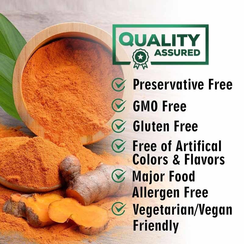 OEM 유기농 강황 & 생강, 후추가 함유된 강황 커큐민 보충제 - 최상의 흡수력, 관절 건강 지원 커큐민 캡슐