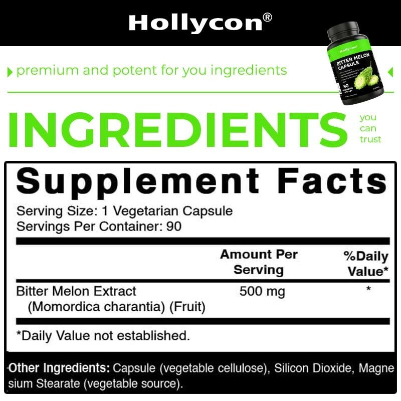 비터 멜론 500 mg | 90 채식 캡슐 글루텐 프리, 비 GMO 보충제 쓴 멜론 추출물, 천연 포도당 대사, Momordica Charantia 캡슐 개인 상표, OEM 가능, 공장 가격