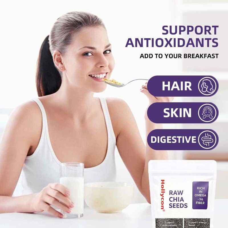 OEM/ODM 치아 씨앗 500g, 1개 팩 | 식용 씨앗 | 체중 관리용 씨앗 | 칼슘, 단백질 및 섬유질 풍부, 무설탕, 맞춤형 포뮬러