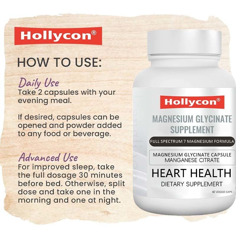 OEM 마그네슘 글리시나트 보충제 수면 근육 심장 건강 마그네슘 복합 마그네슘 시트라트 마그네슘 글리시나트 캡슐