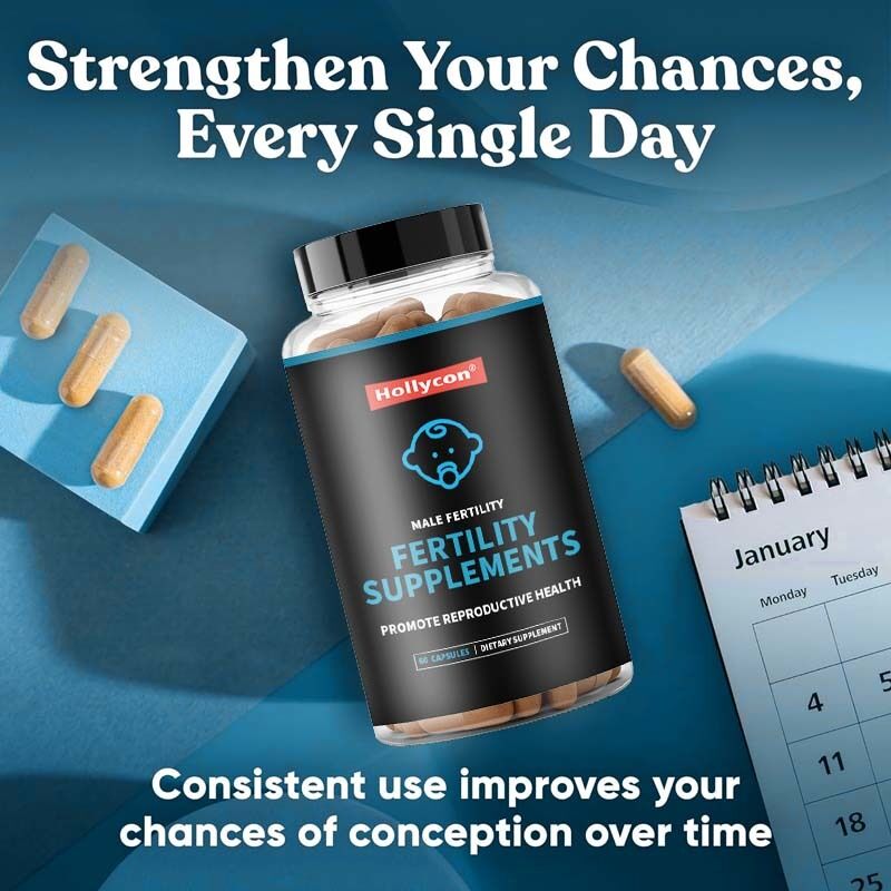 OEM 남성 생식력 증진기 출산 전 최적 정자 수 운동력 애슈바한다 마그네슘 및 아연 생식성 보충제