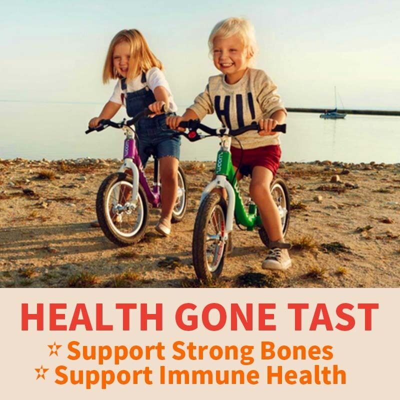 OEM 유기농 어린이 비타민 D3 비타민 D3 보충제 찌꺼기 뼈 및 면역 건강 비타민 D3 찌꺼기