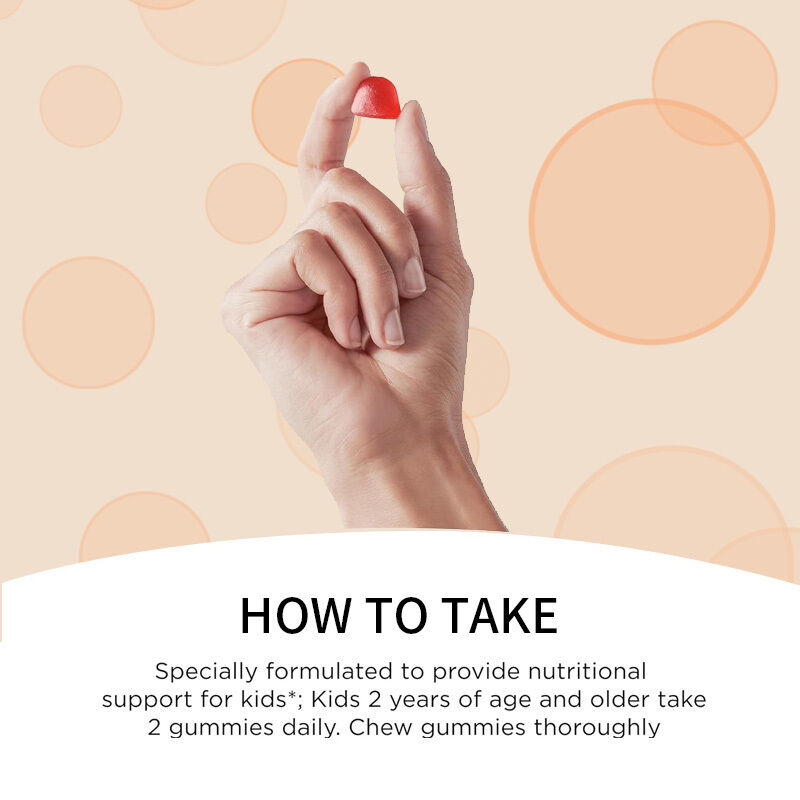 OEM 유기농 어린이 비타민 D3 비타민 D3 보충제 찌꺼기 뼈 및 면역 건강 비타민 D3 찌꺼기