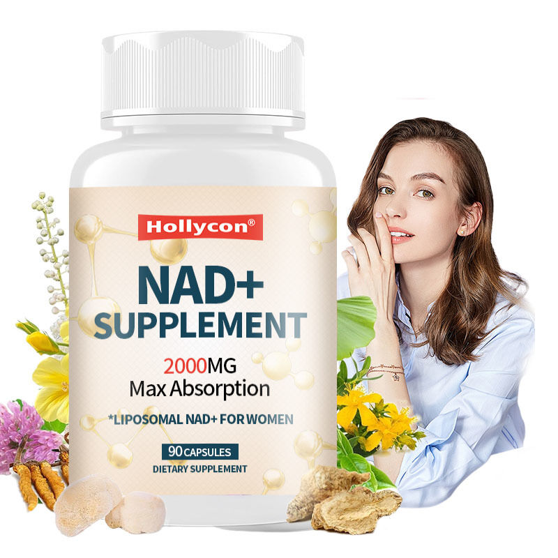 OEM 2000MG 여성용 리포소마 NAD+ 최대 흡수 NAD 플러스 폐경기 인지 명확성 에너지 NAD + 보충제