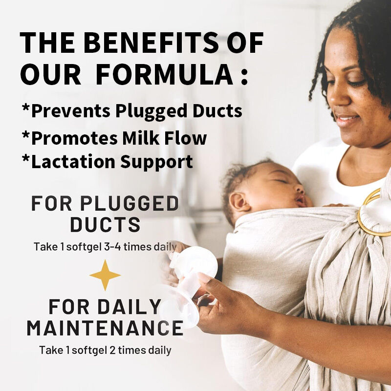 OEM 해바라기 레시틴 소프트젤 1200mg 수유 지원 모유 흐름 막힌 유선 해바라기 레시틴 보충제