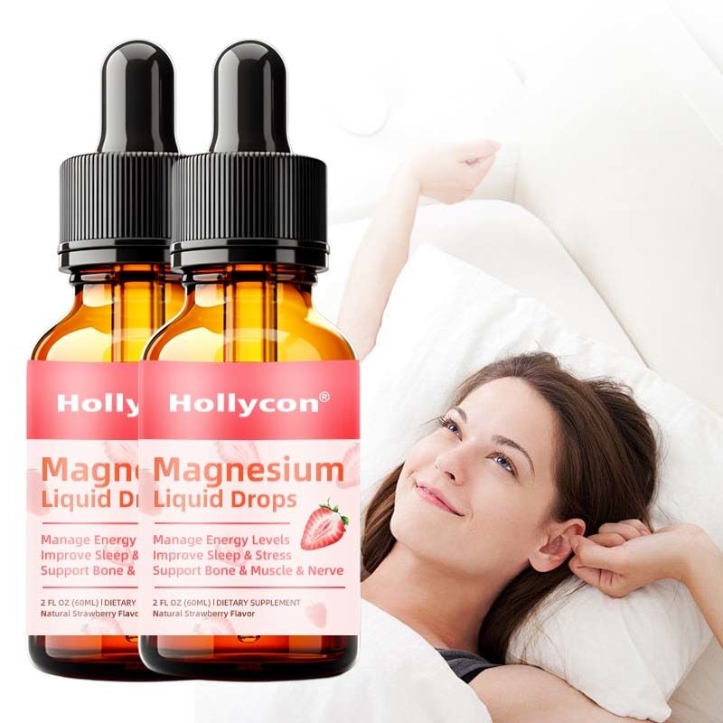 High Potent Magnesium Complex Supplement for Improve Sleep  and Bones & Muscle Growth Support Magnesium Liquid Drops