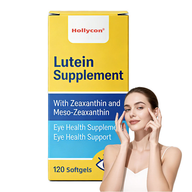 Private Label Lutein Softgels Marigold Extract with Zeaxanthin and Meso-Zeaxanthin for Eye Health