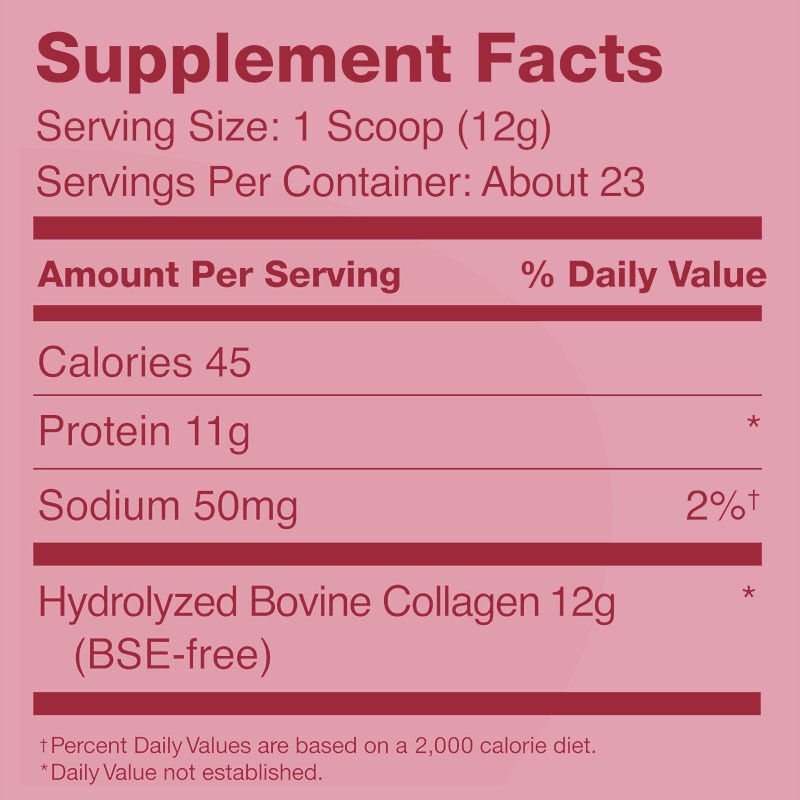 Factory Collagen Peptide Powder | Supports Glowy Skin, Hair, Nails & Joint Health Daily Dietary Supplement