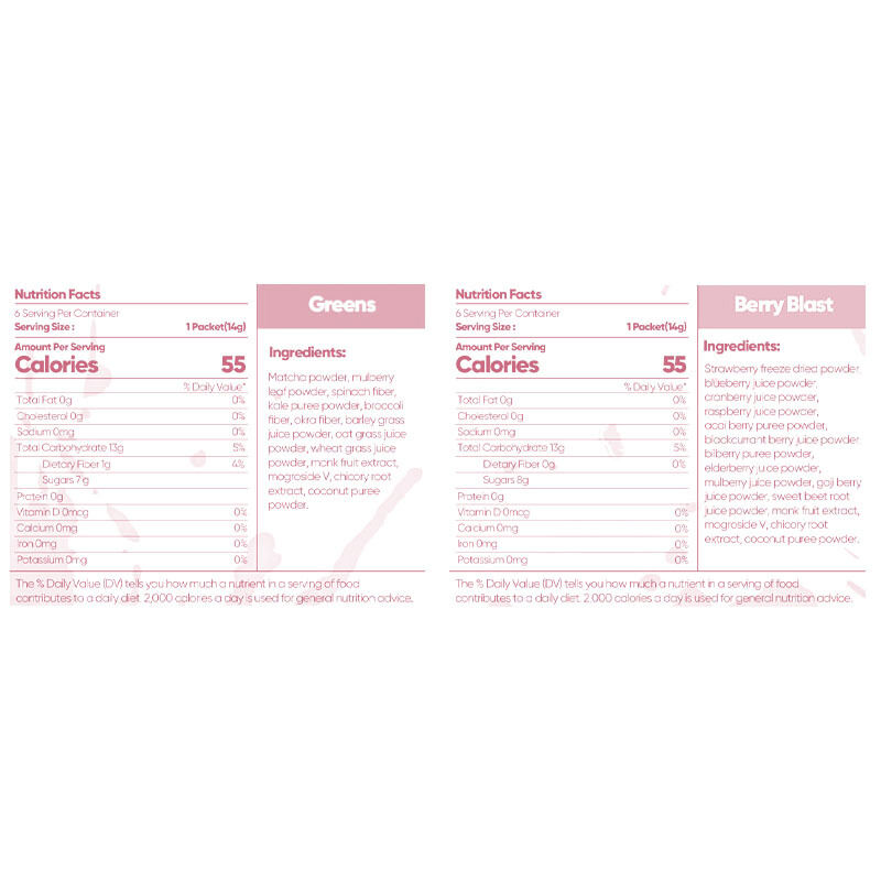 Private Label Mixed Fruit Vegetable Powder Daily Balanced Nutrient Supplement Cleanse Detox Juice Powder