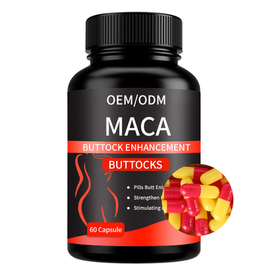 엉덩이 향상 5000 Mg 동안 OEM 맥어드레스 기반 보충 맥어드레스 캡슐