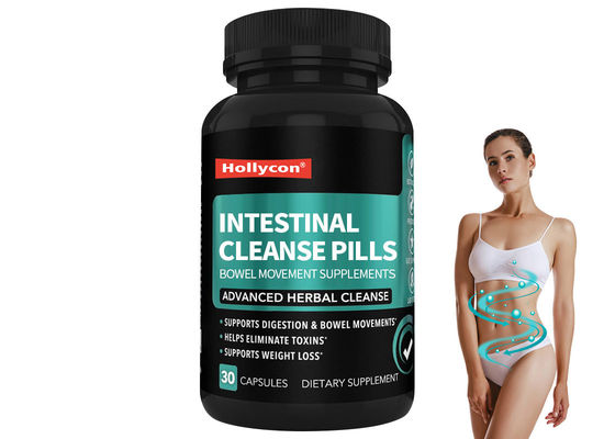 30 캡슐 식품 보충제 OEM 배변 장 청소 약