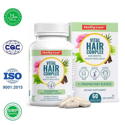 머리카락 성장 비타민 캡슐 건강 머리카락 피부 손톱 바이오틴 보충제