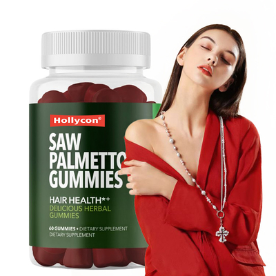 머리의 건강을 위한 Saw Palmetto Gummies 75mg Saw Palmetto Extract Hair Support