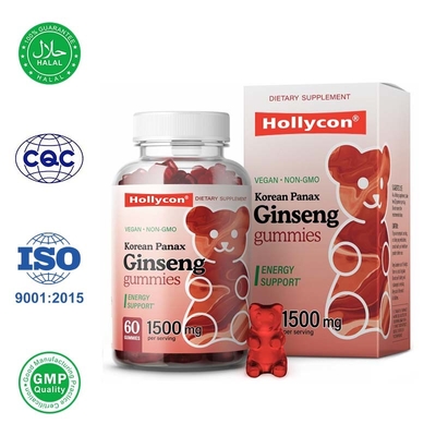공장 파낙스 Ginseng Gummies 뇌 건강 과 면역 체계 기능 을 지원 한다