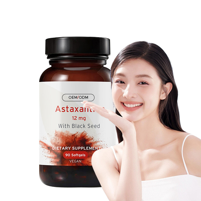 아스타잔틴 부드러운 젤 피부 건강을 위해 아스타잔틴 12mg
