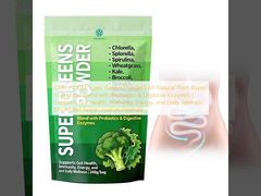 OEM/ODM 슈퍼 그린 파우더 | 천연 식물 기반 슈퍼푸드 블렌드, 프로바이오틱스 & 소화 효소 함유 | 장 건강, 면역력, 에너지, 일상 건강 증진 지원, 무설탕, 맞춤형 포뮬러